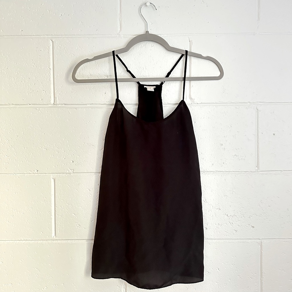 JCrew black lightweight tank